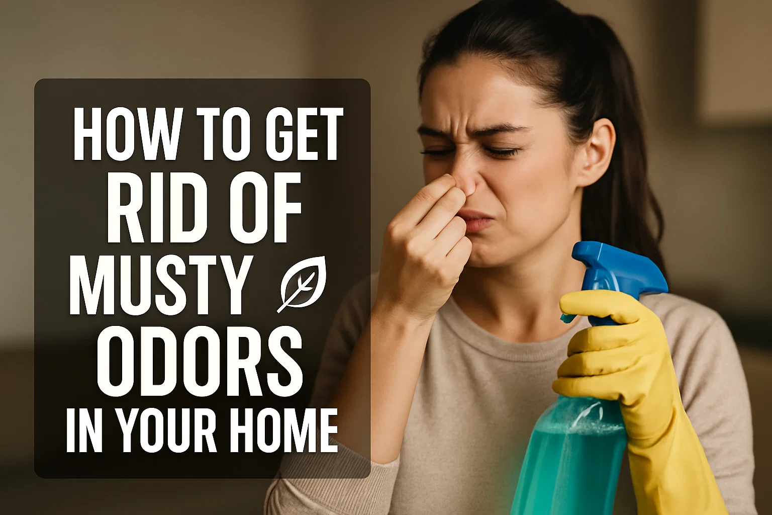 how to get rid of musty odors